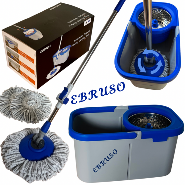 EBRUSO Putzeimerset in blau