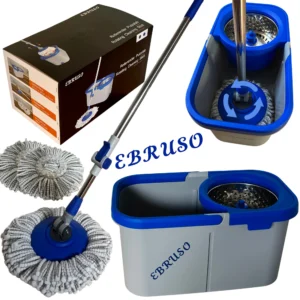 EBRUSO Putzeimer Set in blau